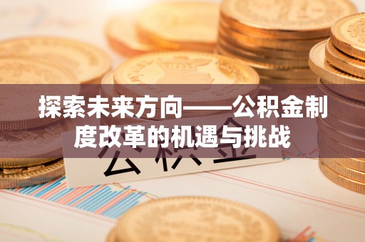 南川探索未来方向——公积金制度改革的机遇与挑战