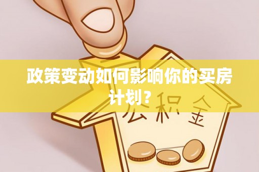 南川政策变动如何影响你的买房计划？