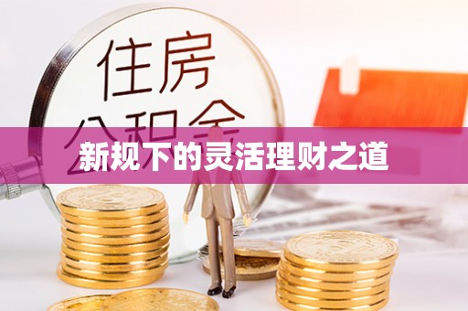 南川新规下的灵活理财之道