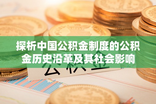 南川探析中国公积金制度的公积金历史沿革及其社会影响