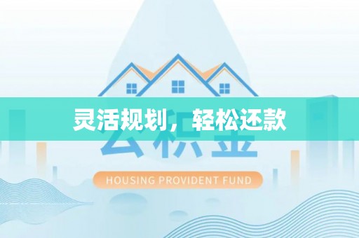 南川灵活规划，轻松还款