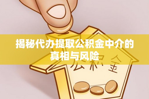 南川揭秘代办提取公积金中介的真相与风险