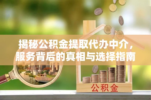 南川揭秘公积金提取代办中介，服务背后的真相与选择指南