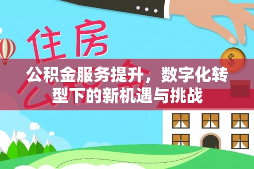 南川公积金服务提升，数字化转型下的新机遇与挑战