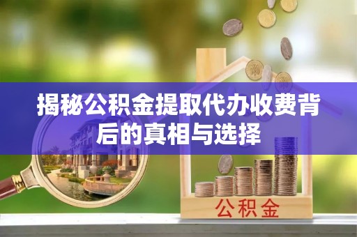 南川揭秘公积金提取代办收费背后的真相与选择