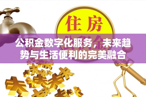 南川公积金数字化服务，未来趋势与生活便利的完美融合