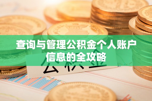 南川查询与管理公积金个人账户信息的全攻略