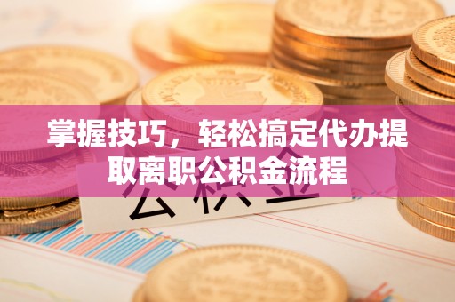 南川掌握技巧，轻松搞定代办提取离职公积金流程