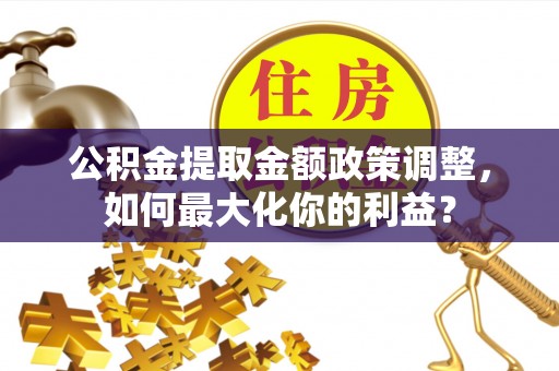 南川公积金提取金额政策调整，如何最大化你的利益？