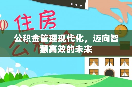 南川公积金管理现代化，迈向智慧高效的未来