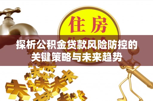 南川探析公积金贷款风险防控的关键策略与未来趋势