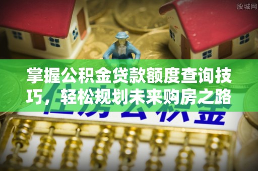南川掌握公积金贷款额度查询技巧，轻松规划未来购房之路
