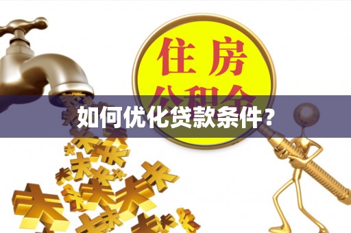南川如何优化贷款条件？