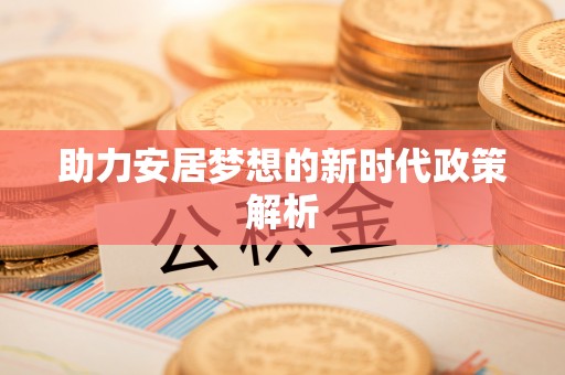 南川助力安居梦想的新时代政策解析