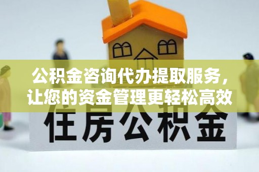 南川公积金咨询代办提取服务，让您的资金管理更轻松高效