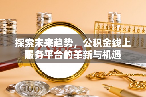 南川探索未来趋势，公积金线上服务平台的革新与机遇