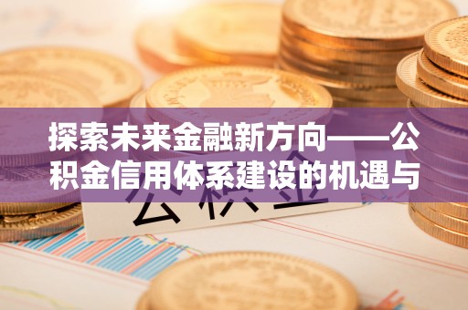 南川探索未来金融新方向——公积金信用体系建设的机遇与挑战