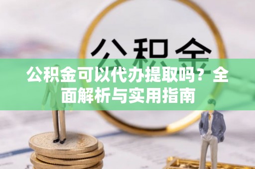 南川公积金可以代办提取吗？全面解析与实用指南