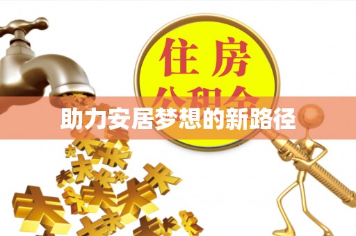 南川助力安居梦想的新路径