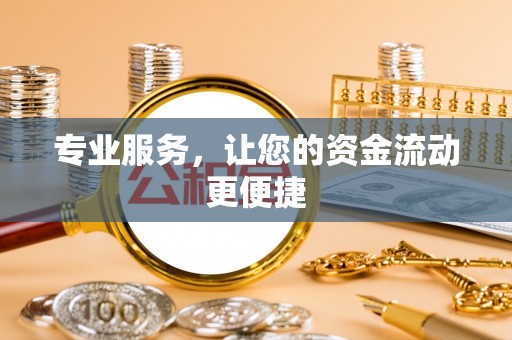 南川专业服务，让您的资金流动更便捷