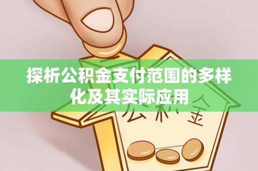 南川探析公积金支付范围的多样化及其实际应用