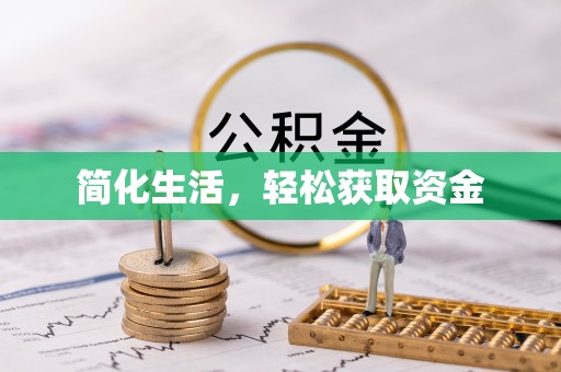 南川简化生活，轻松获取资金