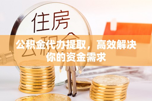 南川公积金代办提取，高效解决你的资金需求