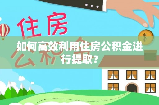 南川如何高效利用住房公积金进行提取？