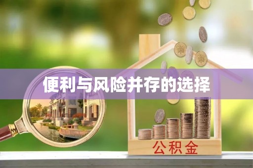 南川便利与风险并存的选择