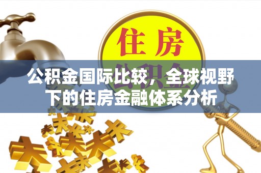 南川公积金国际比较，全球视野下的住房金融体系分析